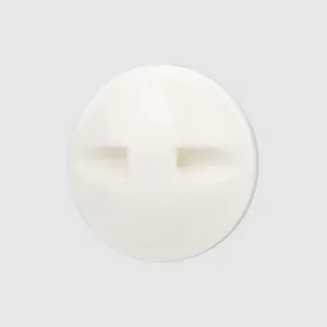 Elegant natural white mother of pearl shell button for high-end garments