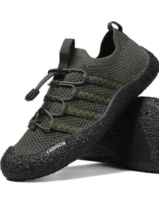 Zapatos de agua de malla transpirable con suela de goma antideslizante para playa