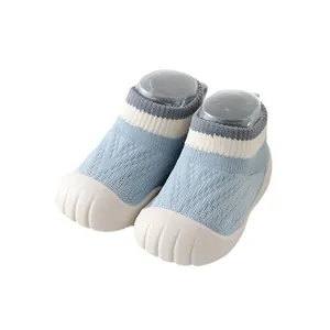 Scarpe primi passi traspiranti per neonati con suole in gomma morbida antiscivolo
