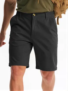 Professionelle schwarze schnelltrocknende Outdoor-Sportshorts für Herren zum Golfen und Freizeit