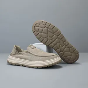 Mocassins pour hommes légers et confortables avec semelles souples et épaisses respirantes