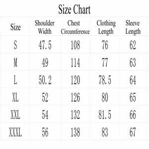 Detailed measurement guide and size chart for men's cotton linen long sleeve holiday shirt