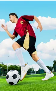 Professional youth TF soccer shoes for artificial turf training and matches