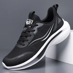 Men's Summer Breathable Mesh Running Shoes Soft Sole Lightweight Casual Sneakers for Travel Walking Sport Trend Shoes