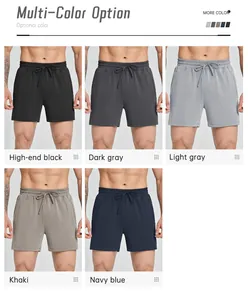 Multi-color options for men's breathable modal sports shorts for outdoor activities
