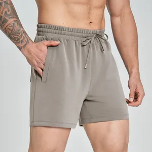 Men's Modal Sports Shorts Breathable Moisture Wicking Shorts With Elastic Drawstring Waist For Fitness Hiking Gym Casual Shorts