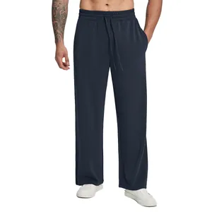 Men's breathable modal straight-leg pants for sports, jogging, and daily fitness training