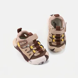 Scarpe Primi Passi Bambino Outdoor Escursionismo Rete Traspirante Antiscivolo Sneakers Con Strappo Bambini Sport