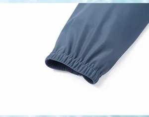 Close-up detail showing the elasticated cuff and high-quality ice silk fabric texture