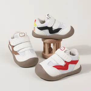 Baby Lauflernschuhe Atmungsaktiv Mesh Sneaker Kleinkind Weiche Sohle Rutschfest Apfel Druck Schuhe Für Jungen Mädchen