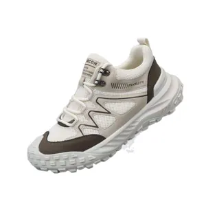Professional men's outdoor sports hiking shoes with breathable mesh and anti-slip rubber sole