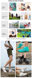 Chaussures aquatiques à séchage rapide pour la plage, la randonnée et le sport en plein air