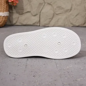 Suela de goma blanca duradera para zapatillas casuales con patrón de rombos antideslizante