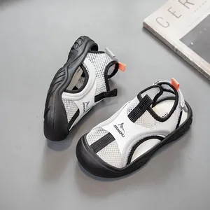 Sandales en maille respirante pour enfants, bout fermé, plage et été pour garçons