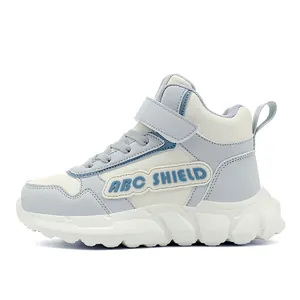 Mädchen High-Top Sneaker in Hellblau, wasserfest und rutschfest für den Frühling 2026