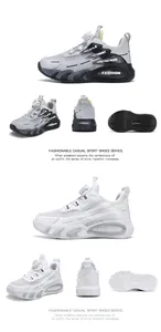 Vue détaillée des baskets blanches pour enfants avec fermeture à boucle rotative pratique