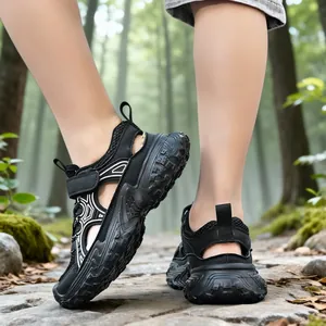 Zapatillas de Malla Transpirable para Niños Zapatos Deportivos Calados Ligeros Antideslizantes Suela Blanda Zapatos Escolares