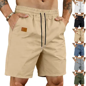 Quick-dry breathable men's solid color beach shorts available in a variety of vibrant colors