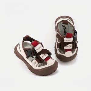 Baby Toddler Soft Sole Pre-Walker Shoes Breathable Outdoor Sports Sandals For Boys Girls Non Slip Hollow Out Summer Shoes