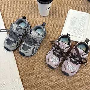 Kinder Mesh Daddy Schuhe Atmungsaktiv Mikrofaser Leichte Sneakers Für Jungen Mädchen Kleinkind Laufschuhe Weiche Sohle Lässige Sportschuhe