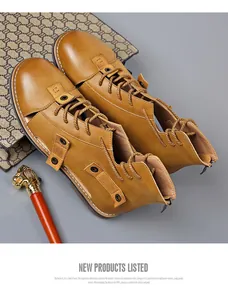 Macro detail view of tan leather-textured retro Roman sandals with unique cutouts and back zipper