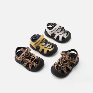 Toddler soft sole outdoor beach sandals with non-slip design for active summer play.