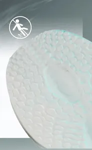 Macro-detail van antislipzool met honingraattextuur voor sportieve hardloopschoenen