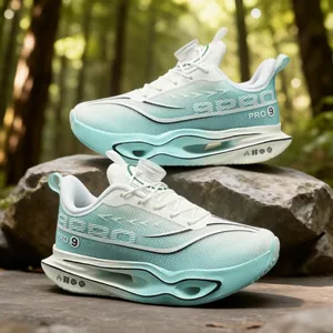 Professionele Koolstofplaat Hardloopschoenen Voor Heren Jongens Ademende Racing Sport Sneakers Met Draaisluiting