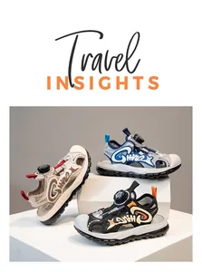 Stylish boys' closed-toe beach sandals shown in three colors for the 2025 summer season