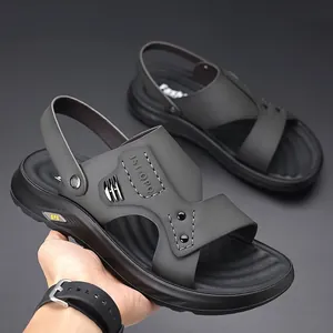 Sandalias de playa transpirables para hombre con suela gruesa antideslizante