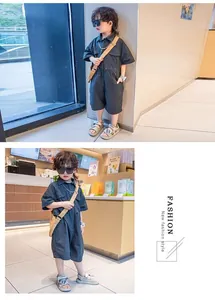 Detailed view of stylish boy's non-slip summer sandals featuring secure adjustable velcro straps