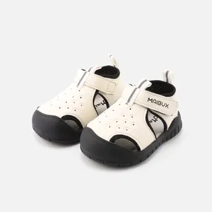 Ademende buitensandalen voor kinderen met antislip zachte zool en klittenband