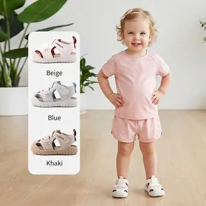Atmungsaktive Mesh-Sandalen für Kleinkinder von 1-3 Jahren, rutschfeste Zehenkappe