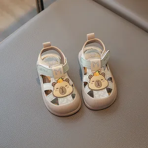 Peuter sandalen met gesloten neus zachte zool antislip schattig cartoon dessin