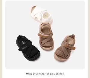 Collection of children's sporty sandals with soft soles and adjustable velcro straps
