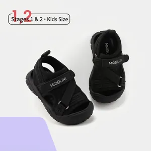 Summer Breathable Mesh Baby Pre-walker Shoes Anti-collision Soft Sole Toddler Sandals For Infants Boys Girls Sneakers