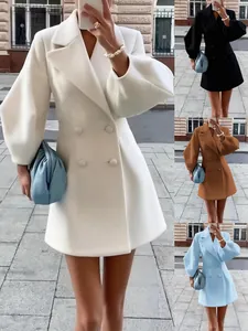 Detailed view of vintage court style wool coat with lantern sleeves in multiple colors.