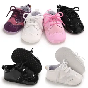 Detailed view of 0-1 year old baby pre-walker shoes in multiple colors with non-slip soles