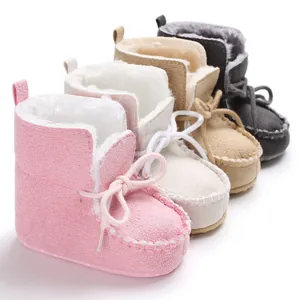 Warme gefütterte Winter-Babystiefel für Kleinkinder 0-1 Jahre in mehreren Farben