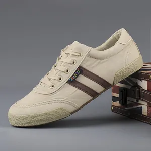 Herren Low Top Segeltuchschuhe Koreanisch Lässig Klassisch Studenten Board Schuhe Atmungsaktiv Flach Schnürung Segeltuch Sneakers