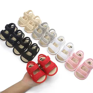 Atmungsaktive Baby-Sandalen in verschiedenen Farben mit rutschfester Gummisohle zum Laufen