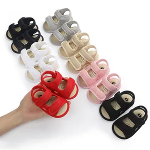 Kleurrijke baby zomersandalen van mesh met klittenband in diverse vrolijke kleuren