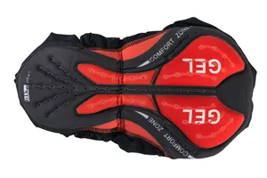 High-density 5D gel padded cushion detail for comfortable cycling shorts and underwear
