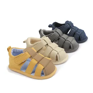 Sandalias de verano transpirables para bebés en varios colores para aprender a caminar