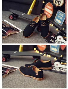 Detailed view of black suede men's casual shoes with stylish urban lifestyle props background.