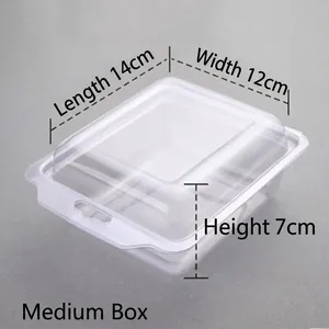 Transparent Plastic Baby Shoe Box Medium Clear PVC Storage Packaging Box For Newborn Toddler Shoes Gift Display Container