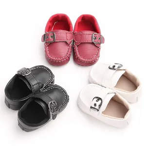 Infant Baby Walking Shoes Artificial PU Leather Soft Sole Anti-Slip Moccasins Casual Toddler Loafers For Newborn Boys Girls
