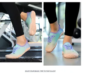 Detailed view of quick-dry wading shoes for outdoor swimming and beach activities