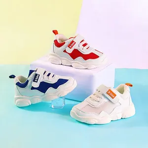 Breathable mesh baby walking shoes with anti-slip soft soles in multiple vibrant colors