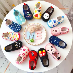 Toddler Kids Canvas Walking Shoes Elastic Slip-On Soft Sole Preschool Sneakers For Boys Girls Cartoon Dinosaur Patterns